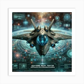 Aquasurge Recon Fighter Intelligence Gathering Art Print