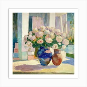 Flowers In Vases Art Print