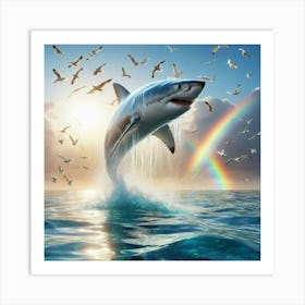 Great White Shark 1 Art Print