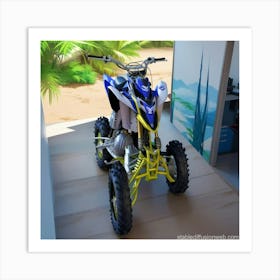 Yamaha Quad Bike Art Print