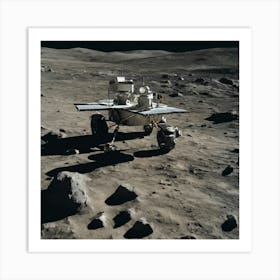 Rover On The Moon 6 Art Print