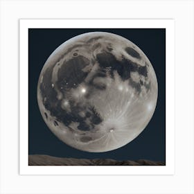 Full Moon Art Print