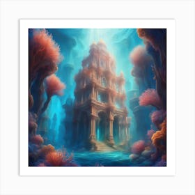 Underwater Palace Art Print