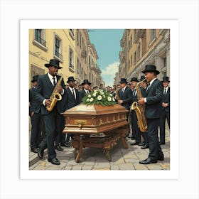 New Orleans Jazz Funeral Póster