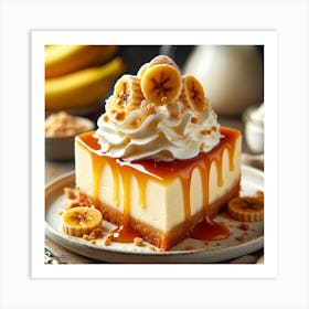 Banana Cheesecake 3 Art Print