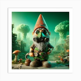 Garden Gnome Art Print