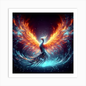 Digital Phoenix06 Art Print