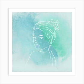 Portrait Of A Woman Art Print