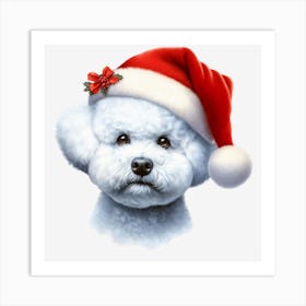 Christmas Poodle 1 Poster