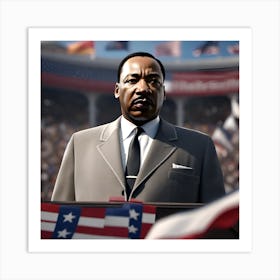 Martin Luther King Art Print