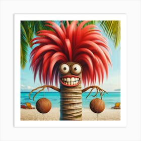 Tiki Tree Art Print