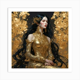 oriental beauty Art Print