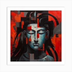 Shiva The Destroyer Art Print