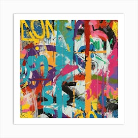 Abstract Street Art 5 Art Print