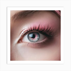 Pink Eye 1 Art Print