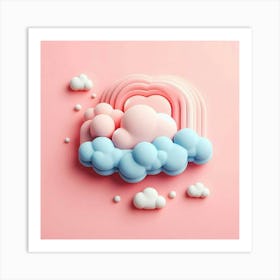 Cloud cover 1 Art Print