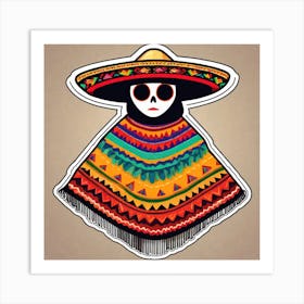 Mexican Skull 9 Art Print