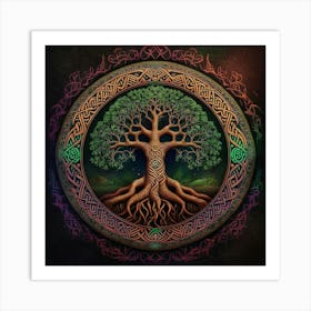 Celtic Tree Of Life Art Print
