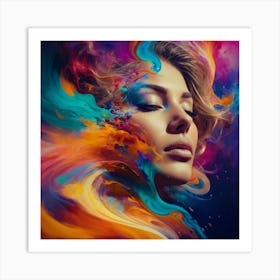 Portrait Of A Woman Art Print