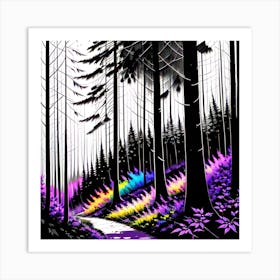 Forest Path 27 Art Print