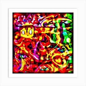 Psychedelic Fusion Art Print