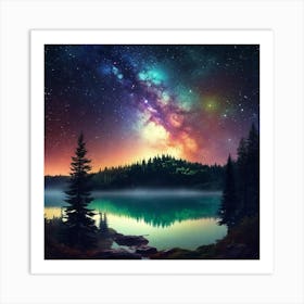 Galaxy In The Sky 5 Art Print