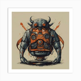 Robot Monster Art Print