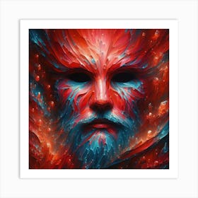 Face Of The Gods 1 Art Print