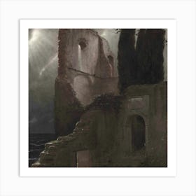 'The Ruins Of A Castle' Art Print