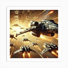 Heavy Fighter Squadron Olympus Dreadnought Art Print