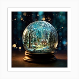 Snow Globe 6 Art Print