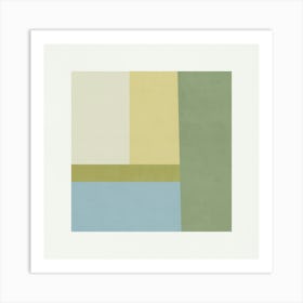 Minimalist Abstract Geometries - Vb01 Art Print