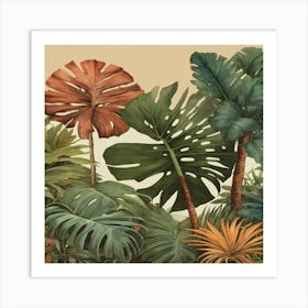 Tropical Jungle 1 Art Print