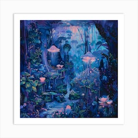 Fairytale Forest, Impressionism and Realism 1 Art Print