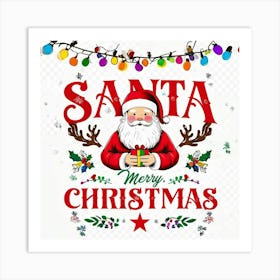 Santa Claus Christmas Art Print