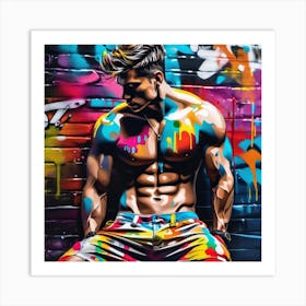 Graffiti Wall Art 1 Art Print