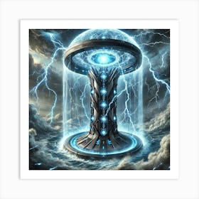 Stormwall Tower Storm Barrier Art Print