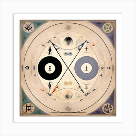 Occult Circle Art Print