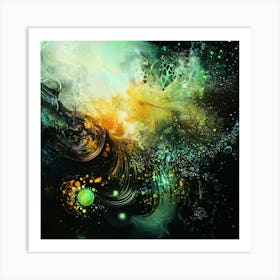 Abstract Of Space Art Print