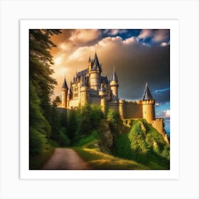 Castle In The Sky 26 Art Print