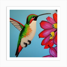 Pretty Hummingbird Art Print