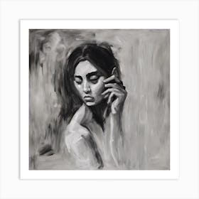 Portrait Of A Woman Art Print