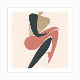 Abstract Female Figure Art Print