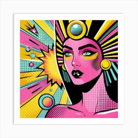 Pop Egyptian Maya Vision Art Print