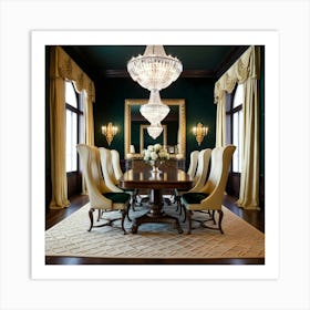 Formal Dining Room 2 Art Print