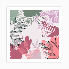 Floral Background 8 Art Print