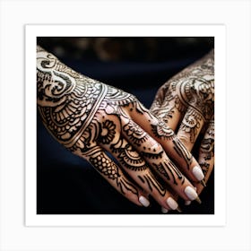 Mehndi Art Print