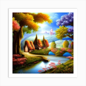 Fairytale Landscape 3 Art Print