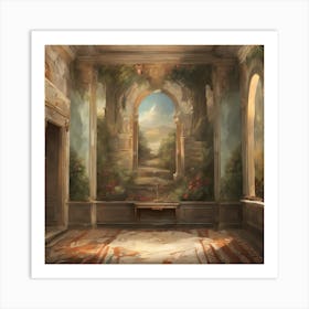 Room In A Castle Art Print