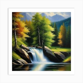Waterfall 39 Art Print